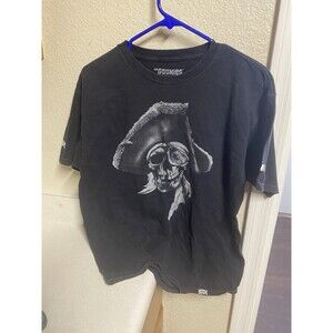 Goonies Never Say Die Rook Pirate Skull T-shirt Men Adult Medium Black Graphic